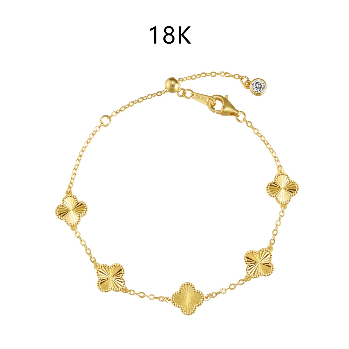 ZAINA JEWEL™ Golden Clover Bracelet 💛