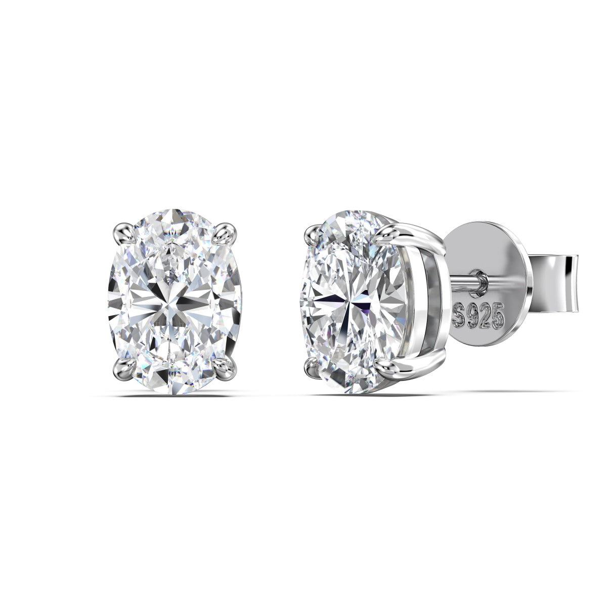 ZAINA™ Ellipse Stud Earrings