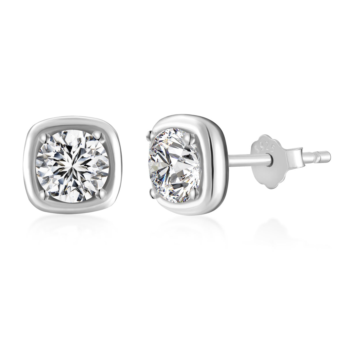 ZAINA™ Serenity Sterling Silver Stud Earrings 🌟