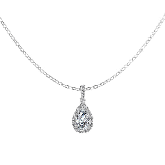 ZAINA™ Drop Sterling Silver Stud Necklace 💧