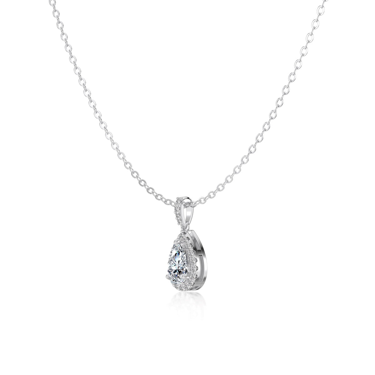 ZAINA™ Drop Sterling Silver Stud Necklace 💧