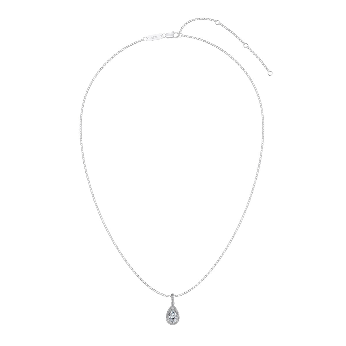 ZAINA™ Drop Sterling Silver Stud Necklace 💧