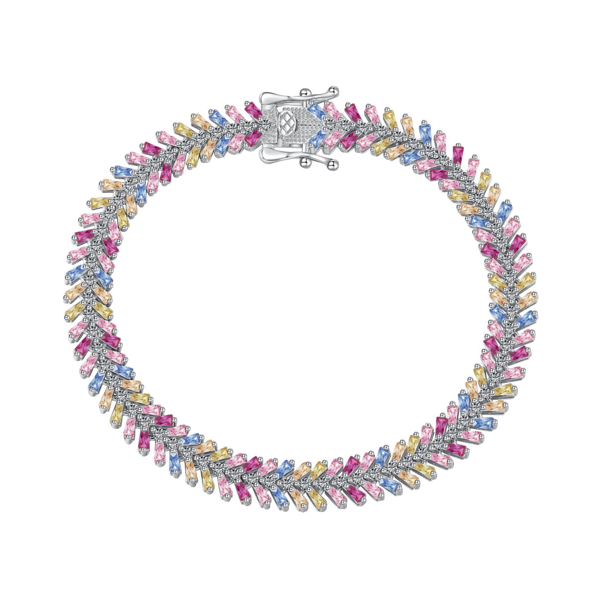 ZAINA JEWEL™ Aurora Baguette Bracelet 🌈