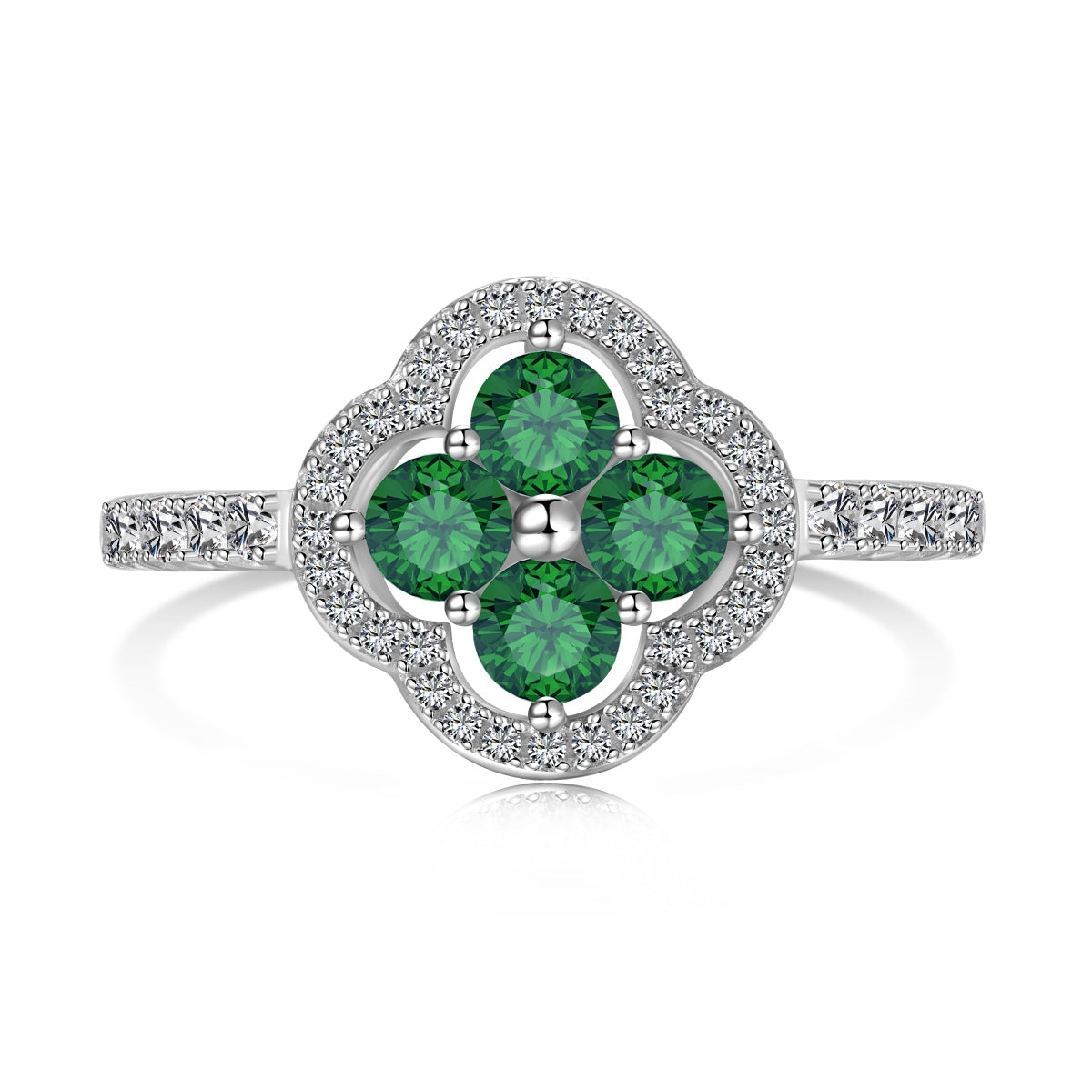 ZAINA JEWEL™ Opulent Clover Ring 🍀