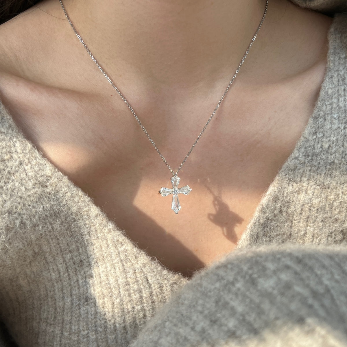 ZAINA JEWEL™ Luminous Cross Necklace ✝️