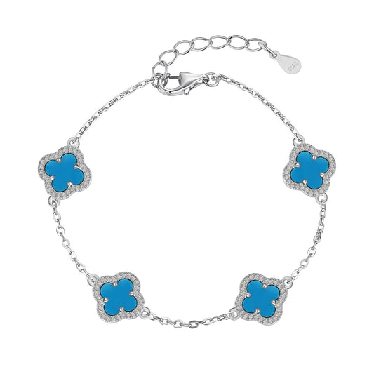 ZAINA™ Four-Leaf Bracelet 🌀
