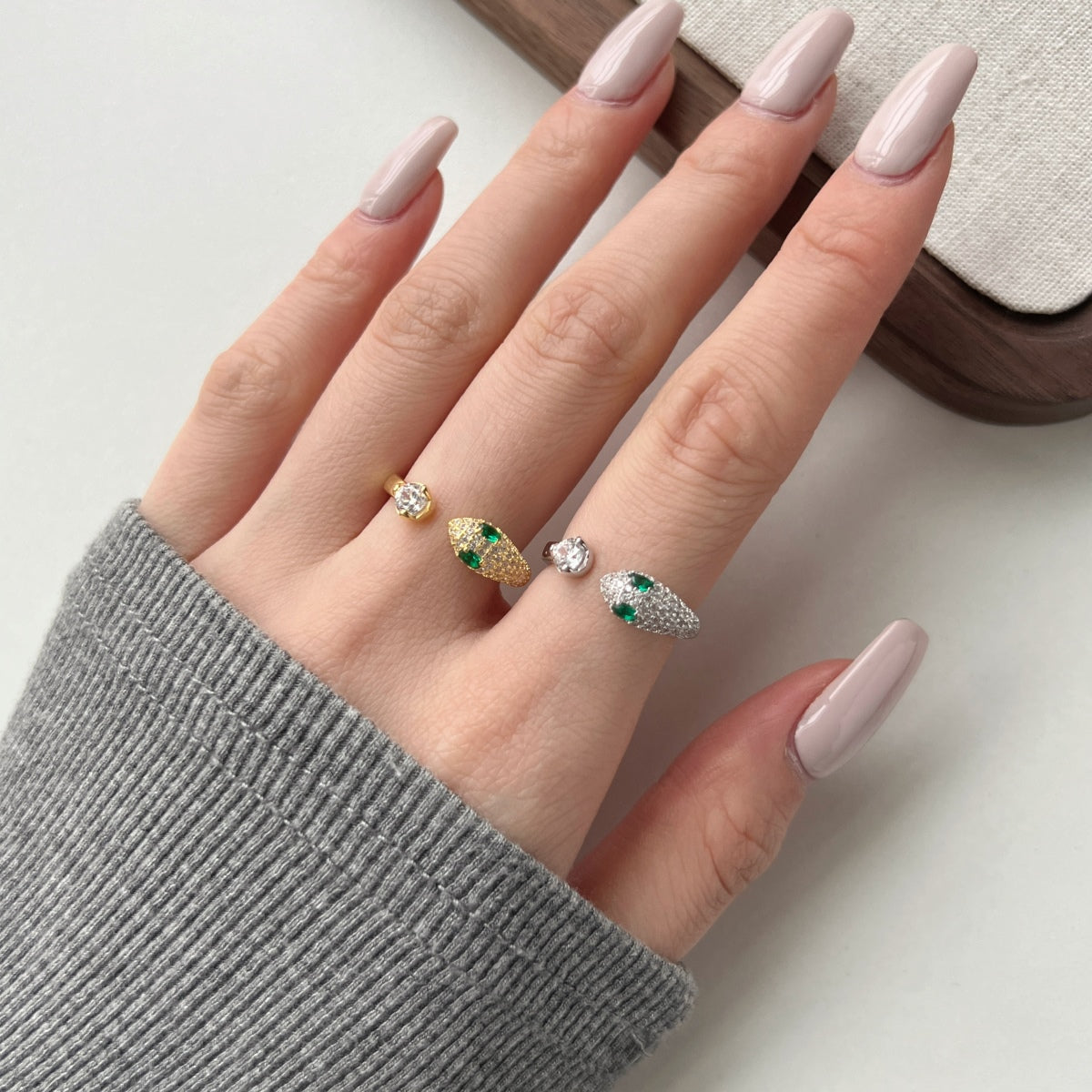 ZAINA™ Serpent Wisdom Ring 🐍
