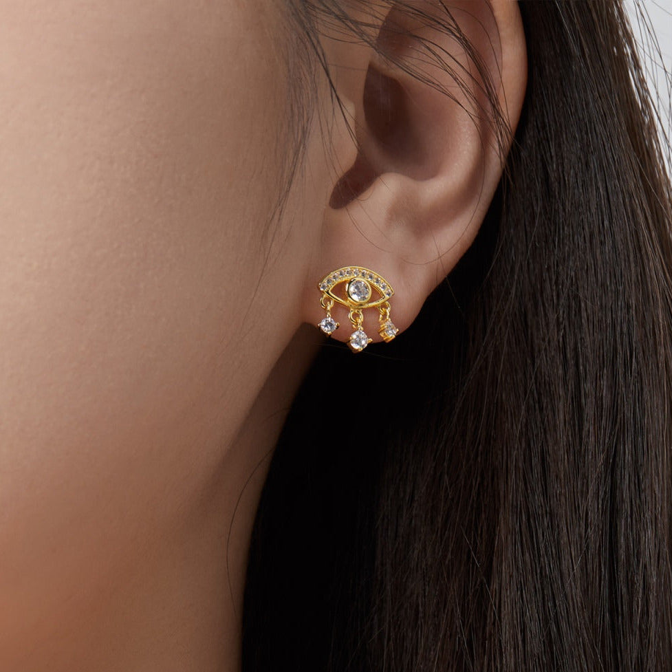 ZAINA™ Afiya Sterling Silver Stud 🧿