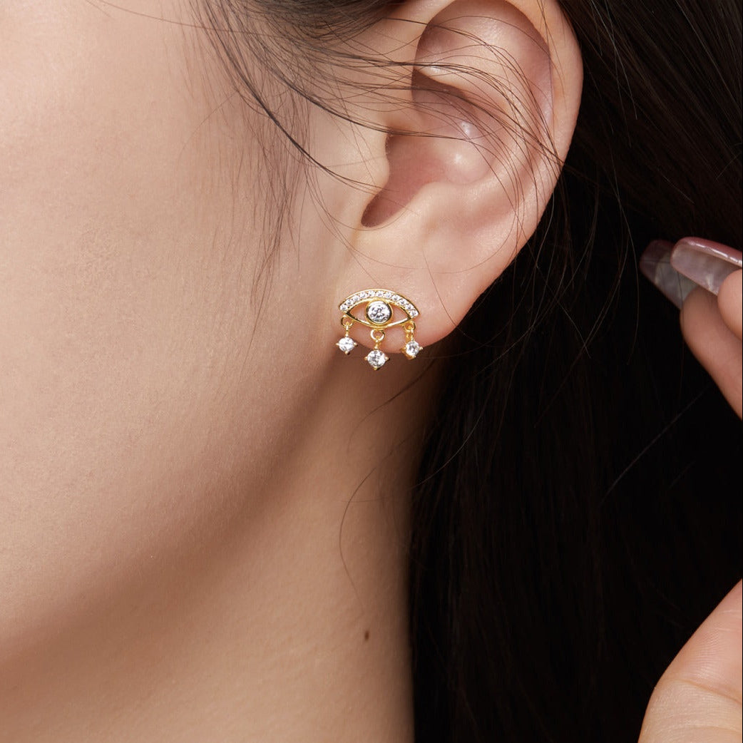 ZAINA™ Afiya Sterling Silver Stud 🧿