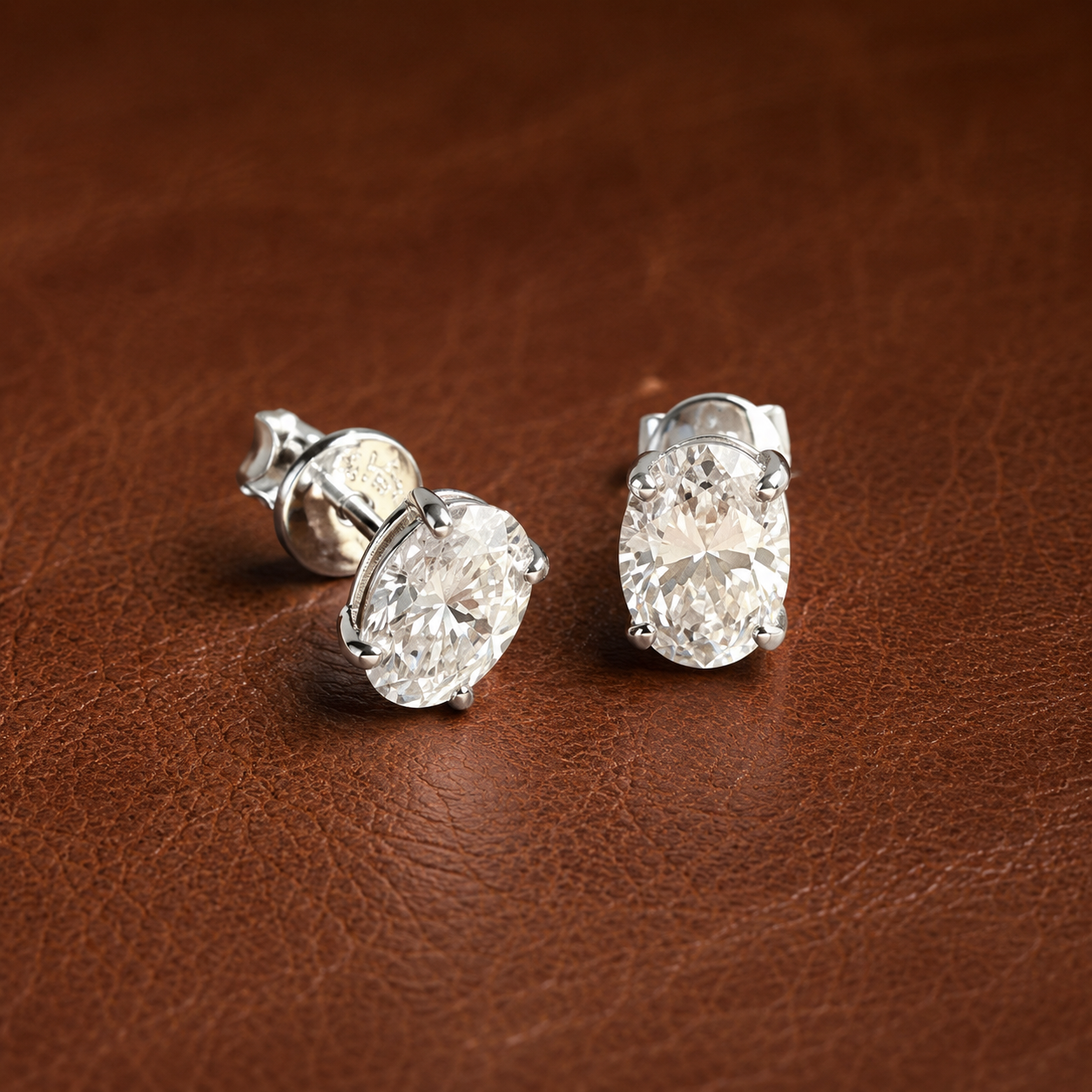 ZAINA™ Ellipse Stud Earrings