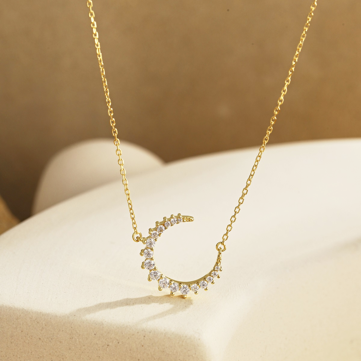 ZAINA™ Moonlit Sterling Silver Necklace 🌙