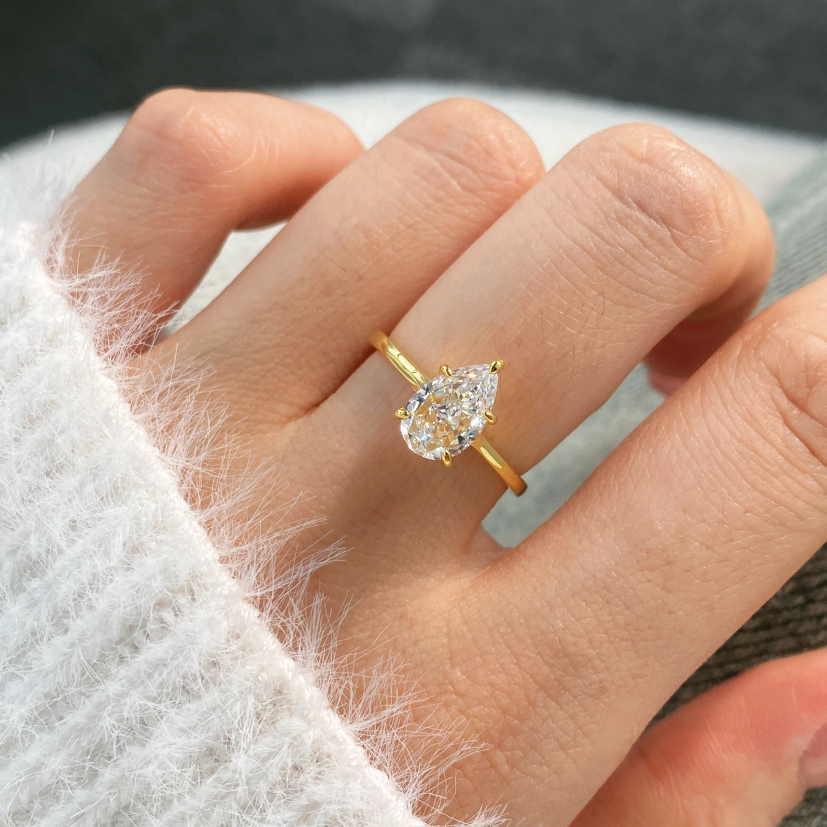 ZAINA™ Dubai Gem Sterling Silver Ring ✧
