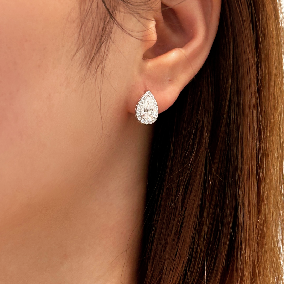 ZAINA™ Drop Sterling Silver Stud Earrings 💧