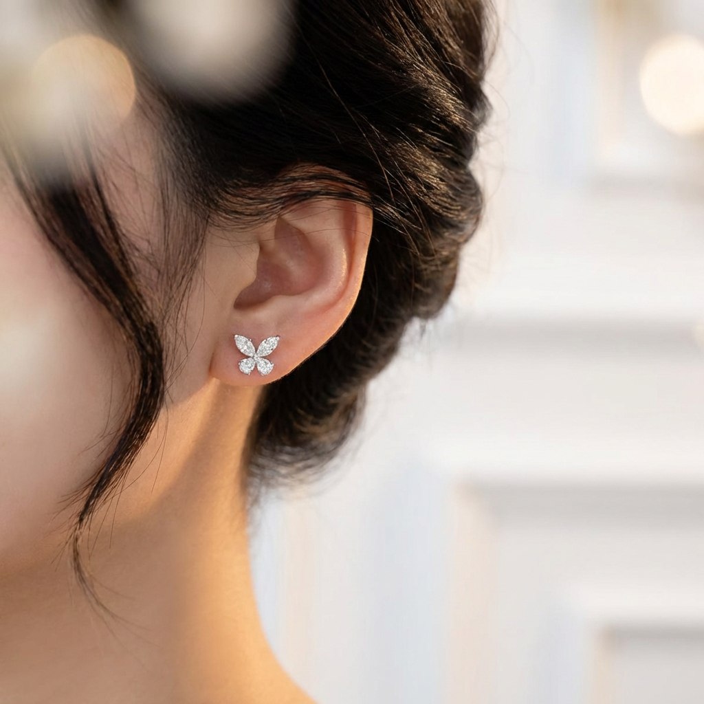 ZAINA™ Brilliant Butterfly Stud Earrings 🦋