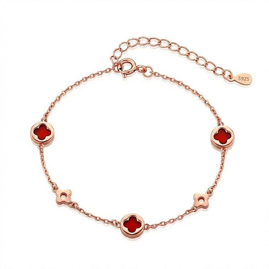 ZAINA™ Red Clover Bracelet 🍁