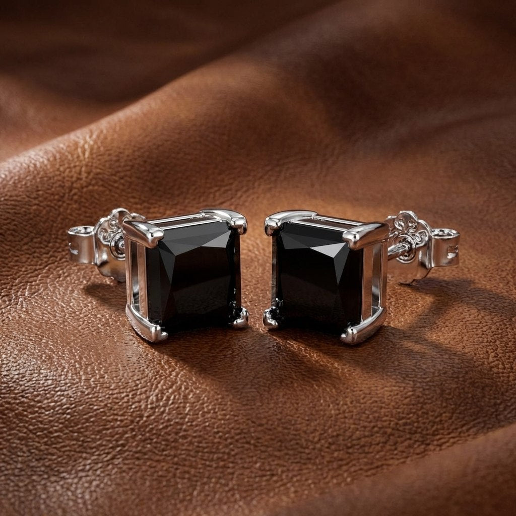 ZAINA™ Black Onyx Stud Earrings