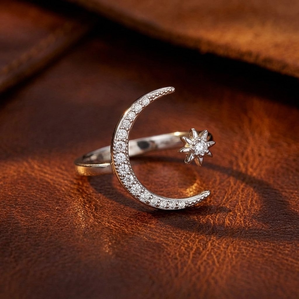 ZAINA™ Hilal Star Ring
